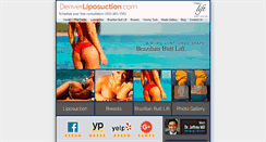 Desktop Screenshot of denverliposuction.com